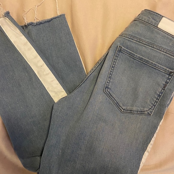 Girlfriend denim with side stripe - Picture 2 of 5